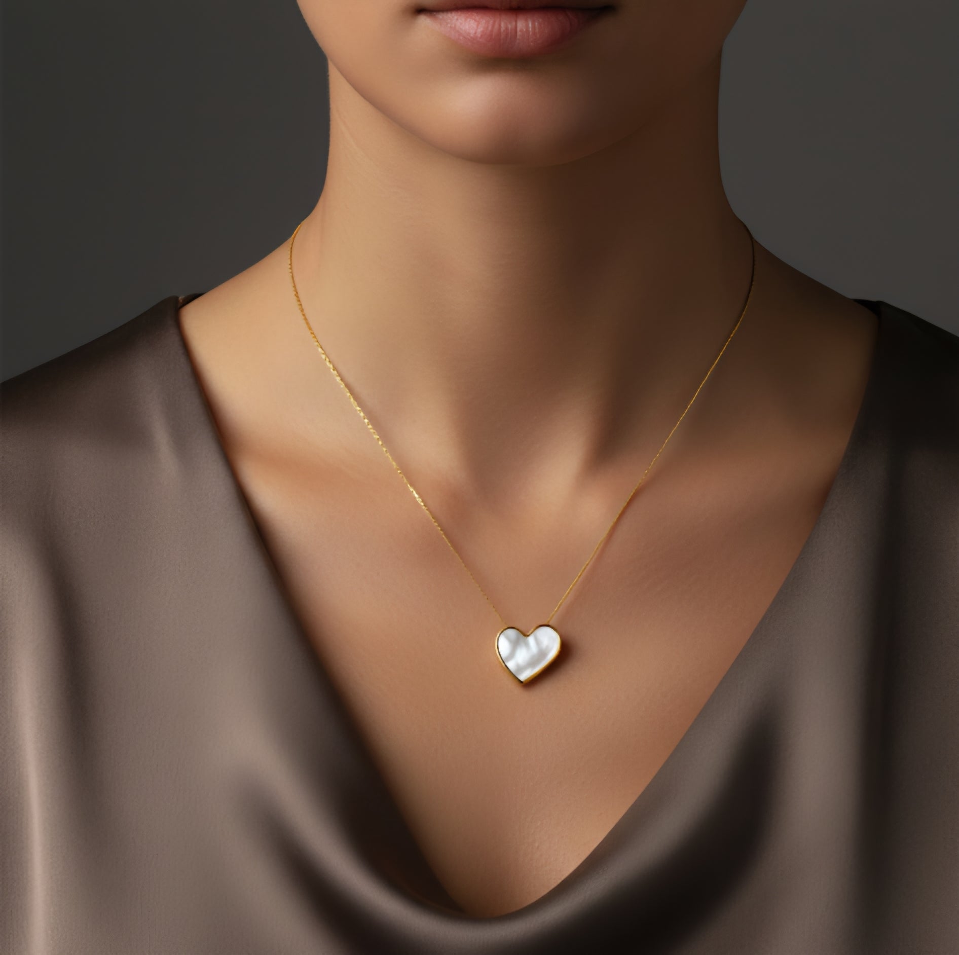 Heart Pearl Necklace