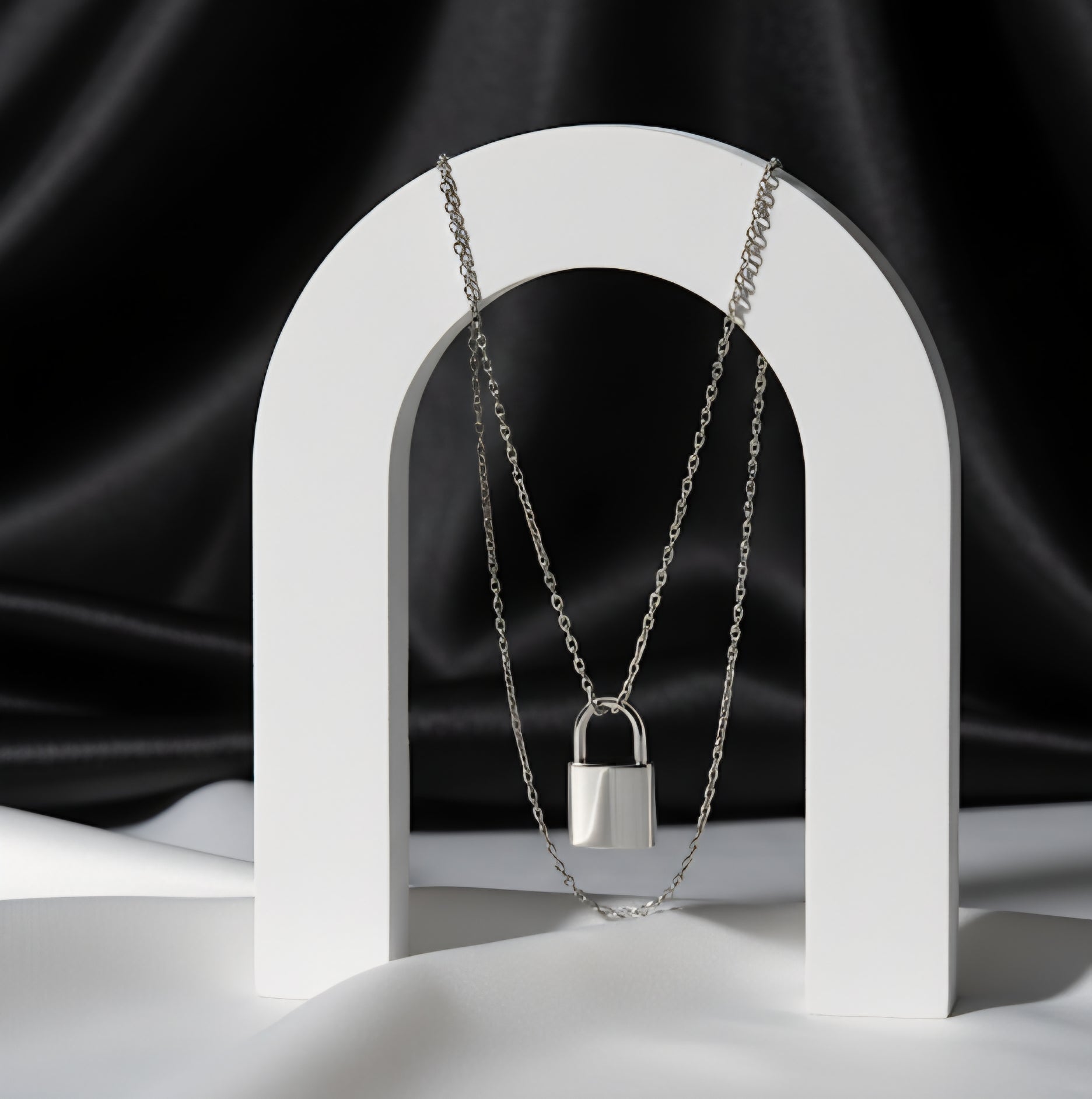 Padlock Pendant Necklace