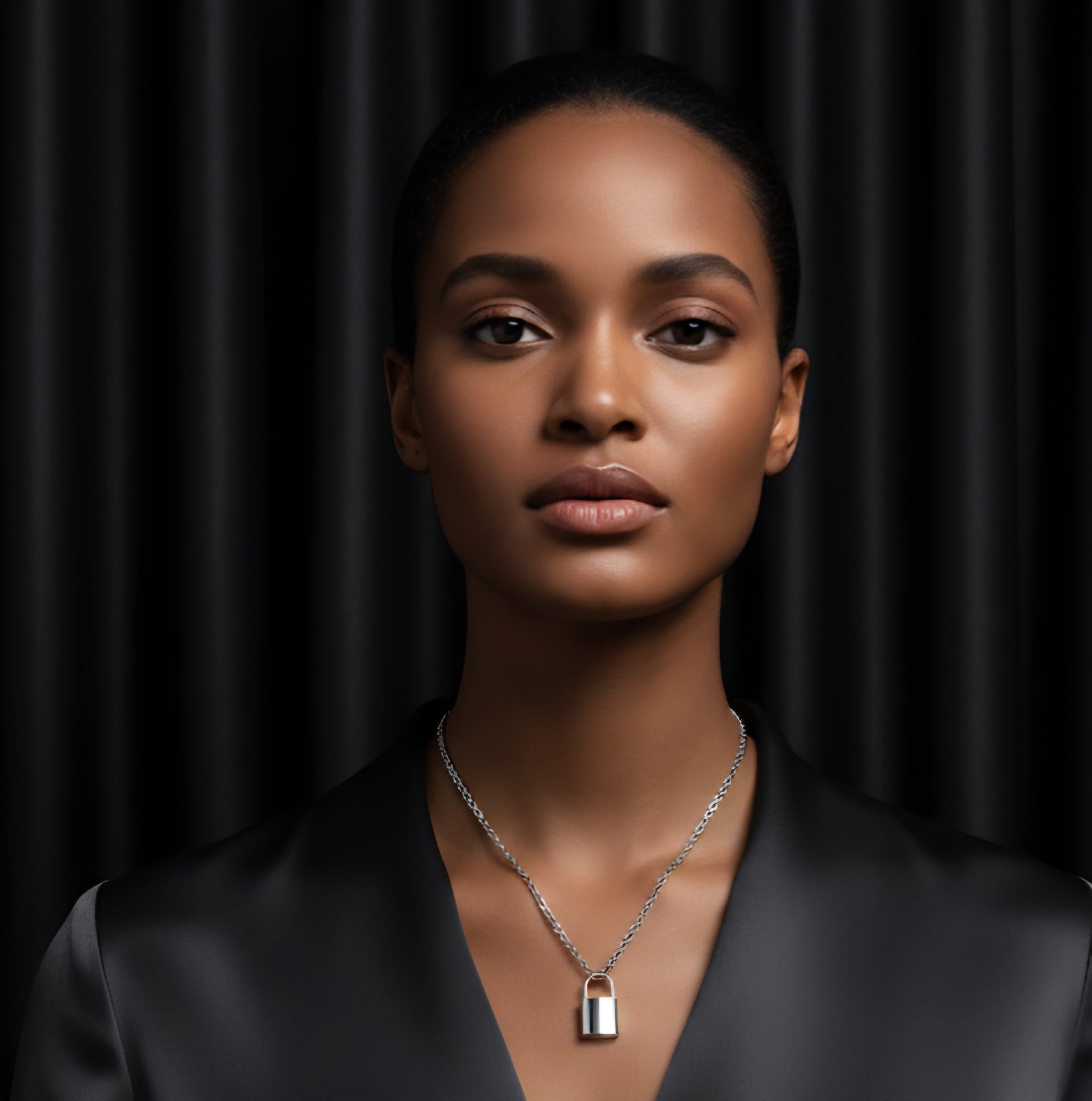 Padlock Pendant Necklace