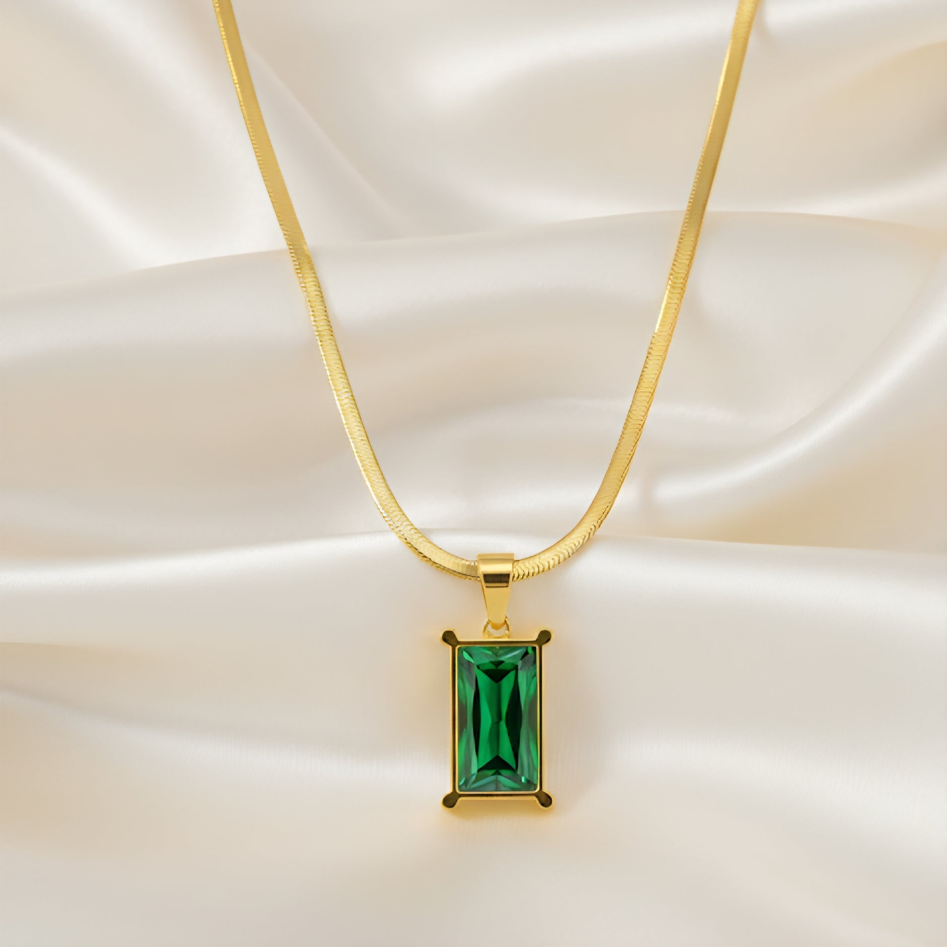 Emerald Crystal Pendant