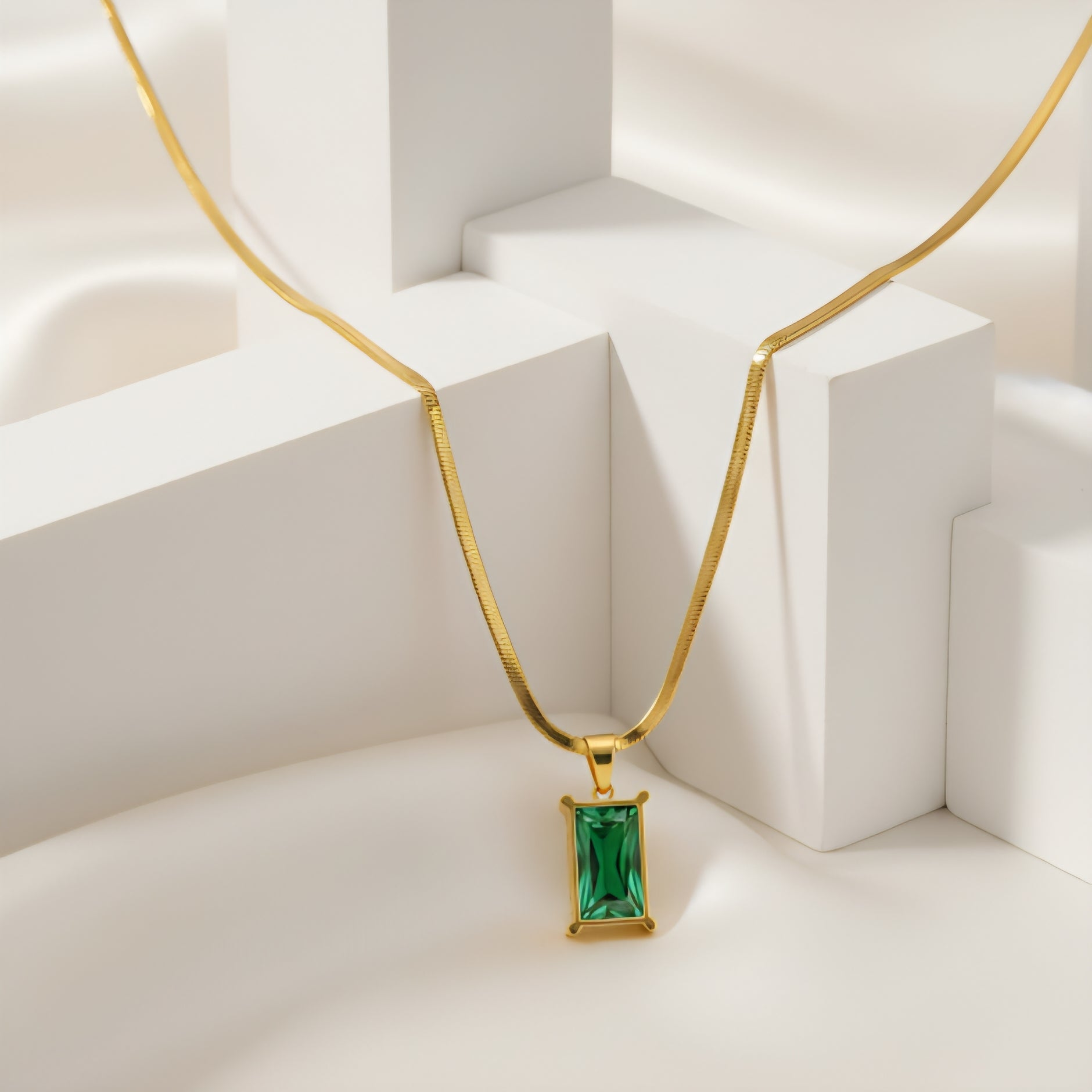 Emerald Crystal Pendant