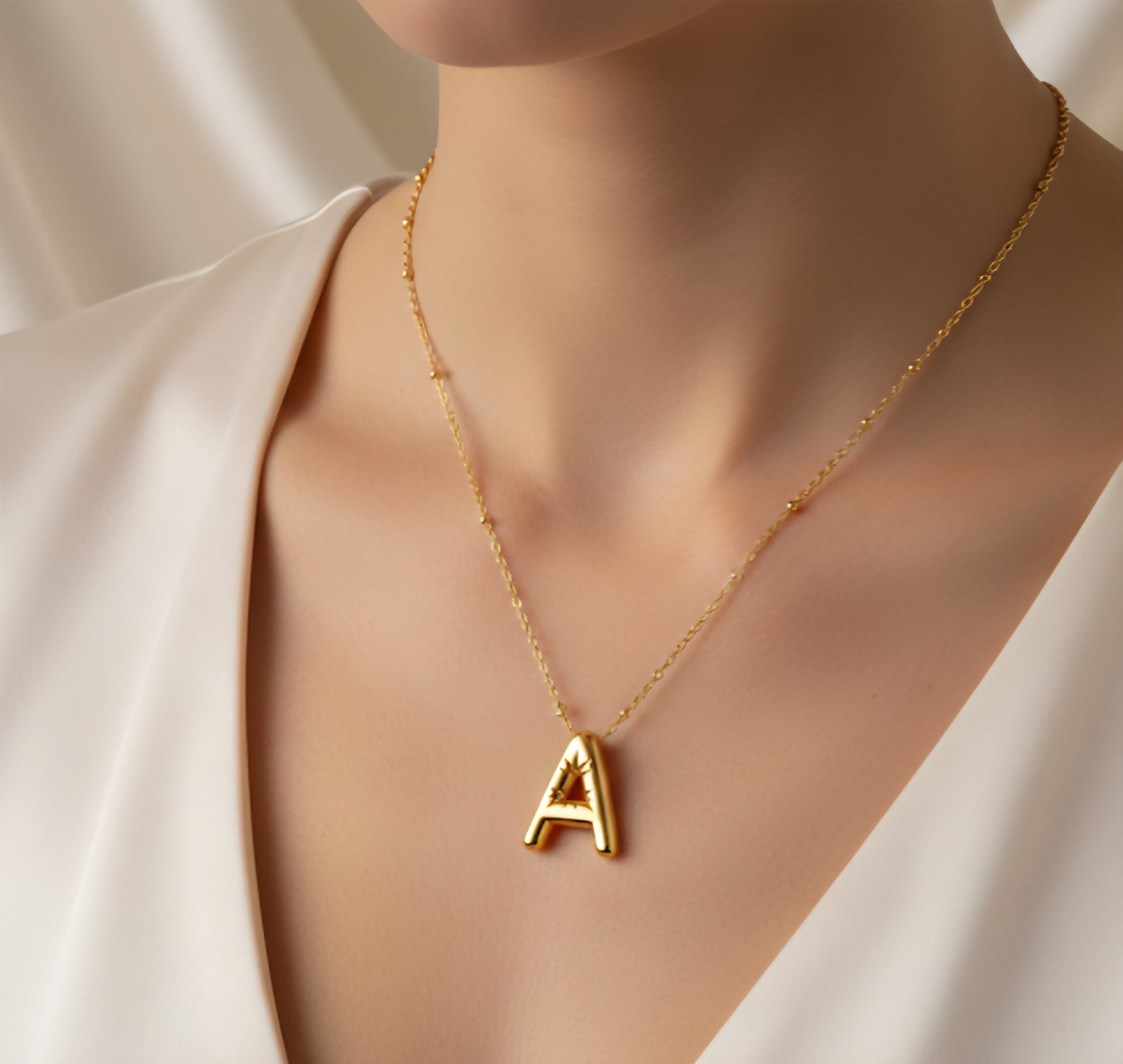 Initial A Pendant