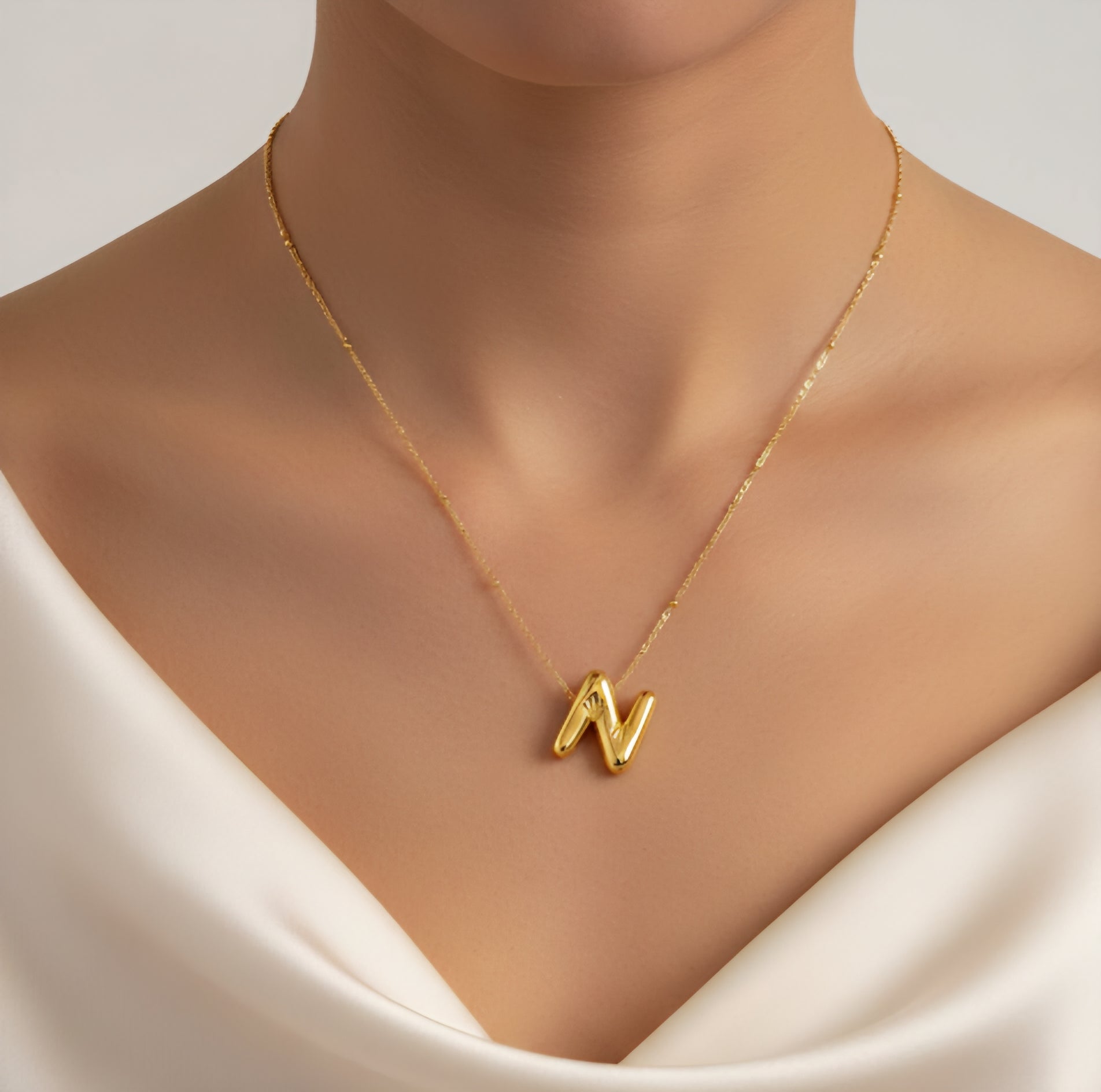 Initial N Pendant - ZORRY