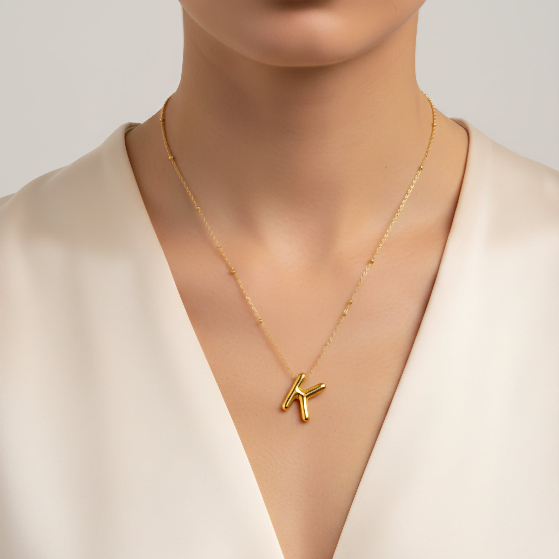 Initial K Pendant
