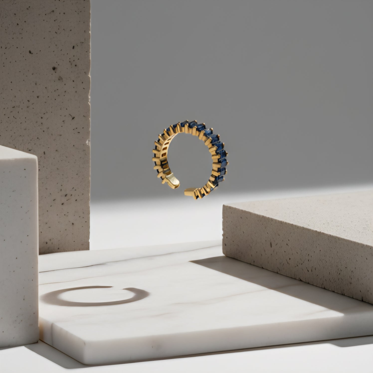 Sapphire Baguette Ring