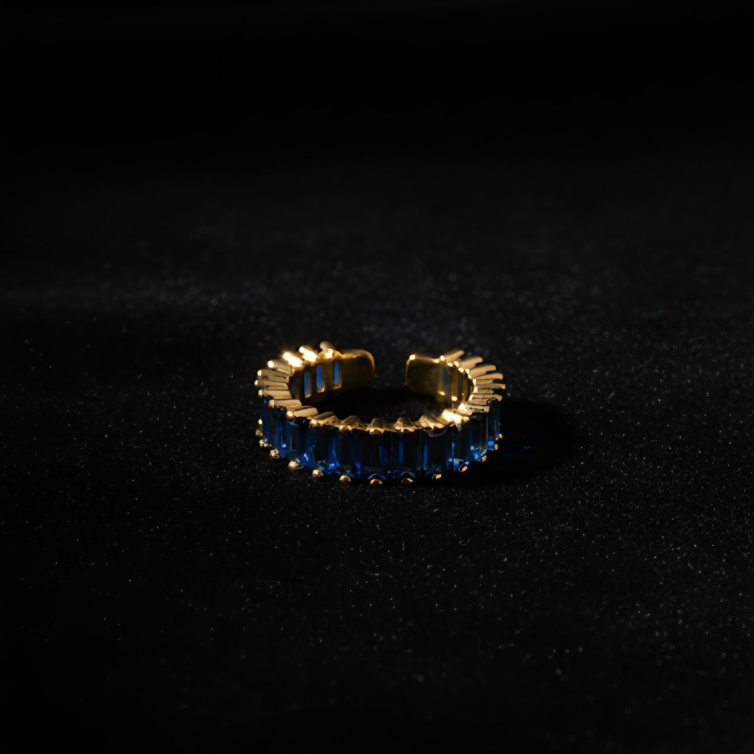 Sapphire Baguette Ring