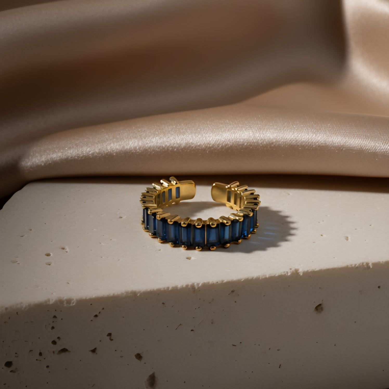 Sapphire Baguette Ring