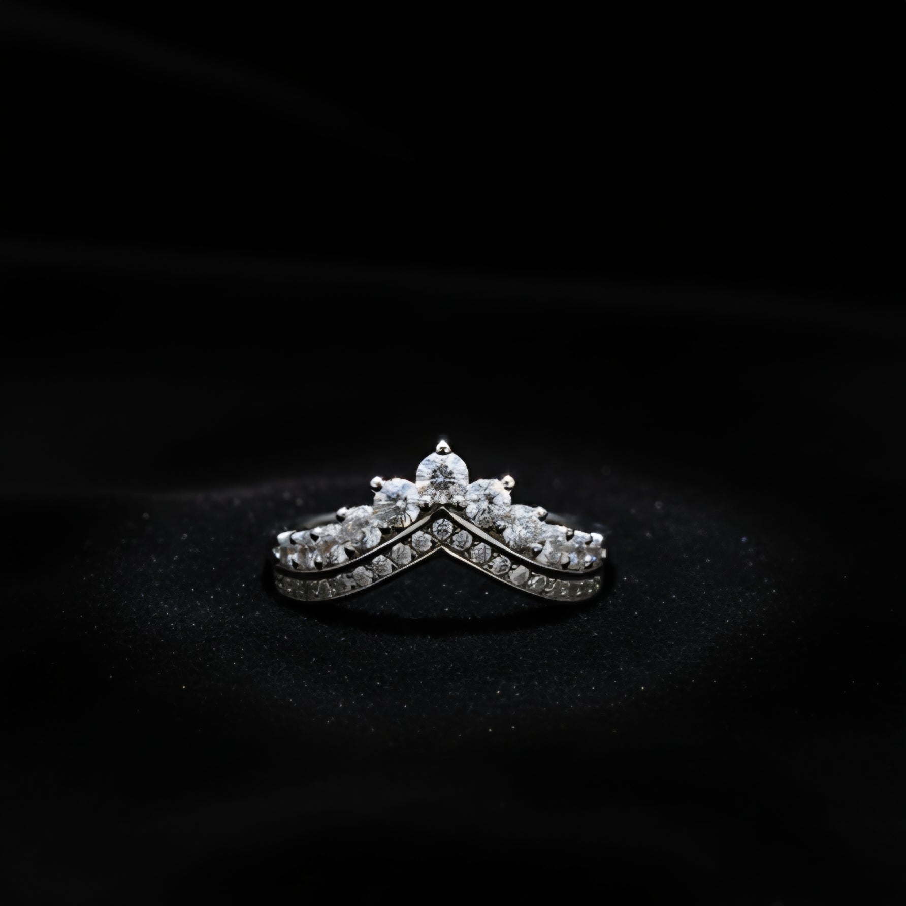 Crown CZ Ring