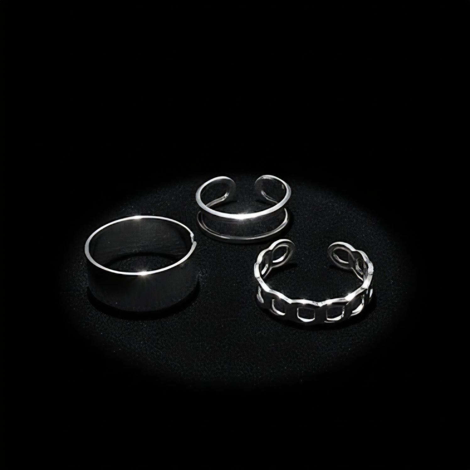 Silver Ring Set