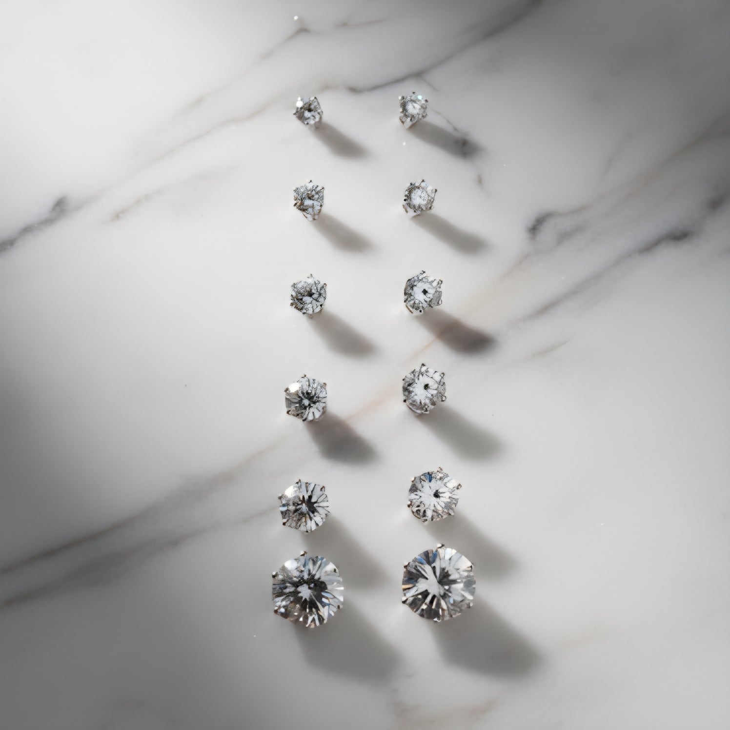 CZ Stud Set