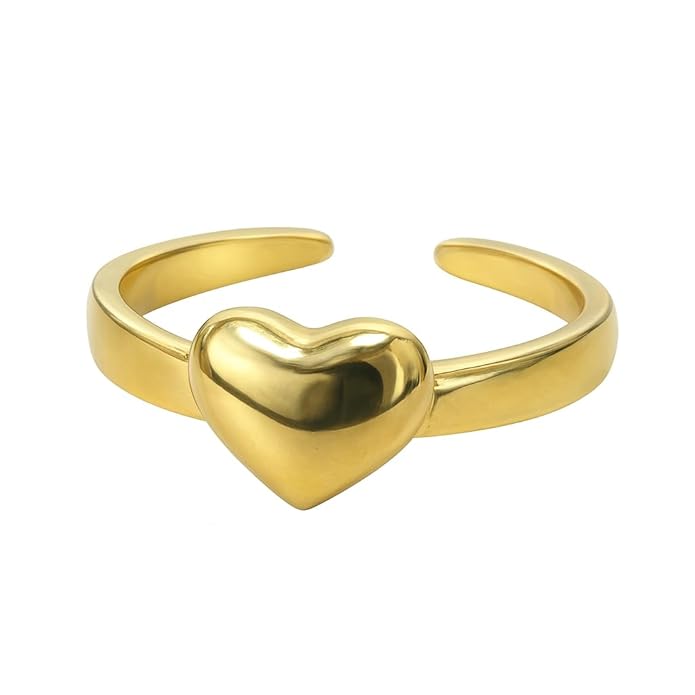 Heart Gold Ring
