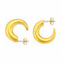 Crescent Bold Hoops - ZORRY