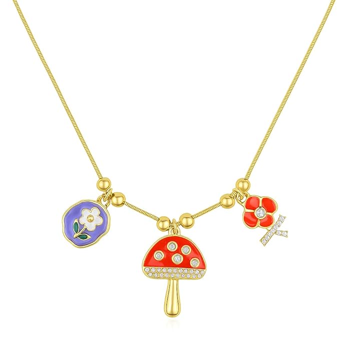 Mushroom Pop Necklace