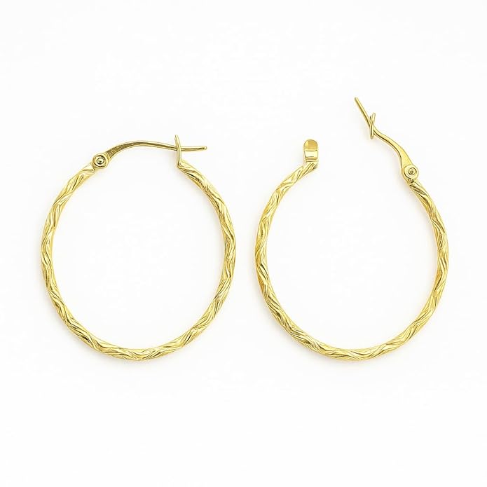 Twist Luxe Hoops