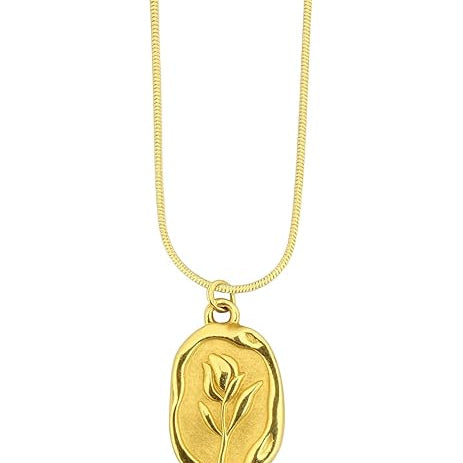 Floral Gold Necklace