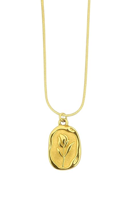 Floral Gold Necklace