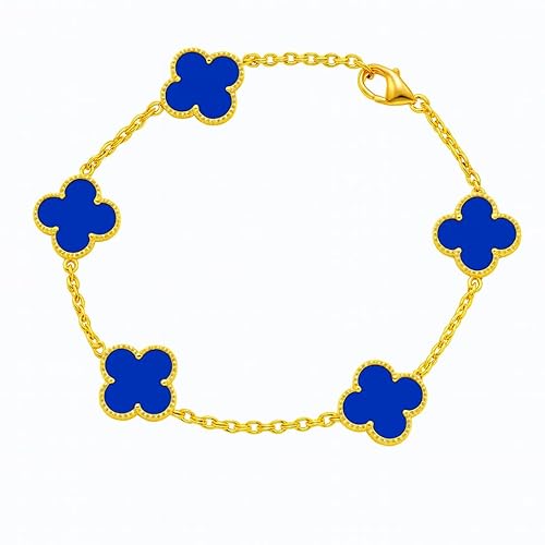 Azure Clover Bracelet