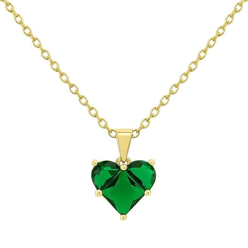 Emerald Heart Necklace