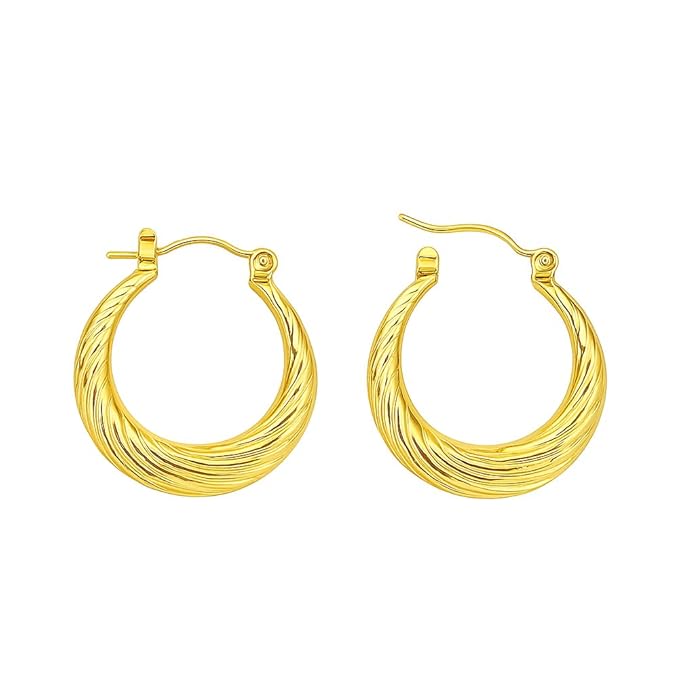 Smooth Luxe Hoops