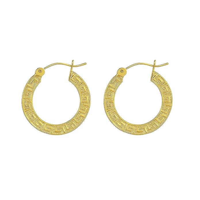 Greek Key Hoops
