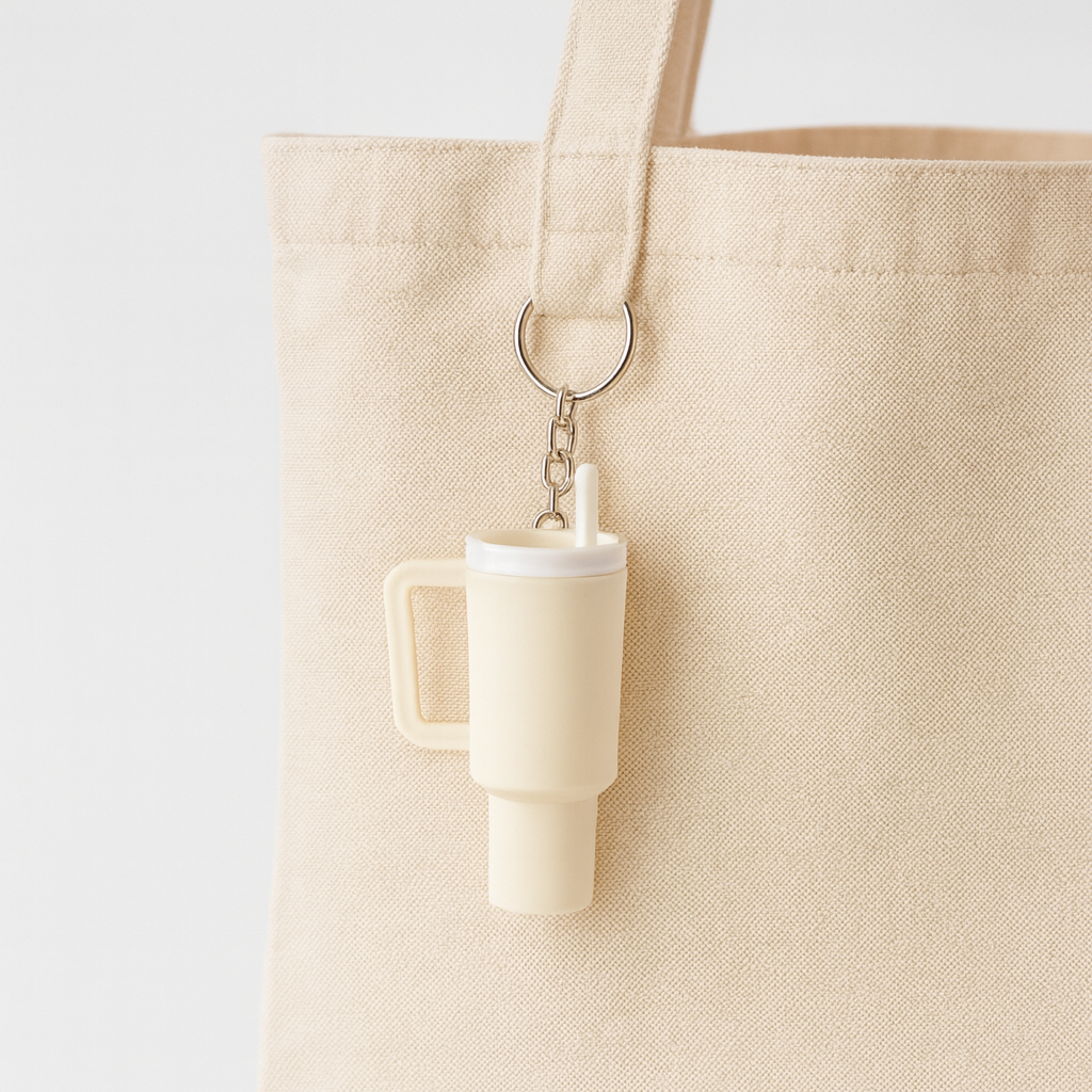 Ivory Sip Keychain