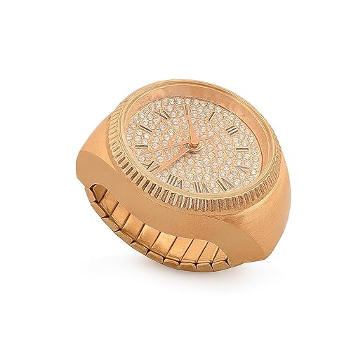 Crystal Ring Watch