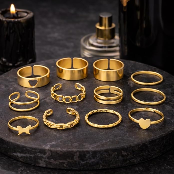 Gold Ring Set