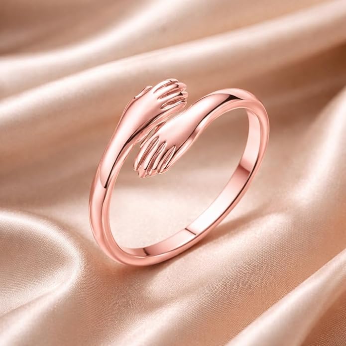 Hug Embrace Ring (Rose Gold)
