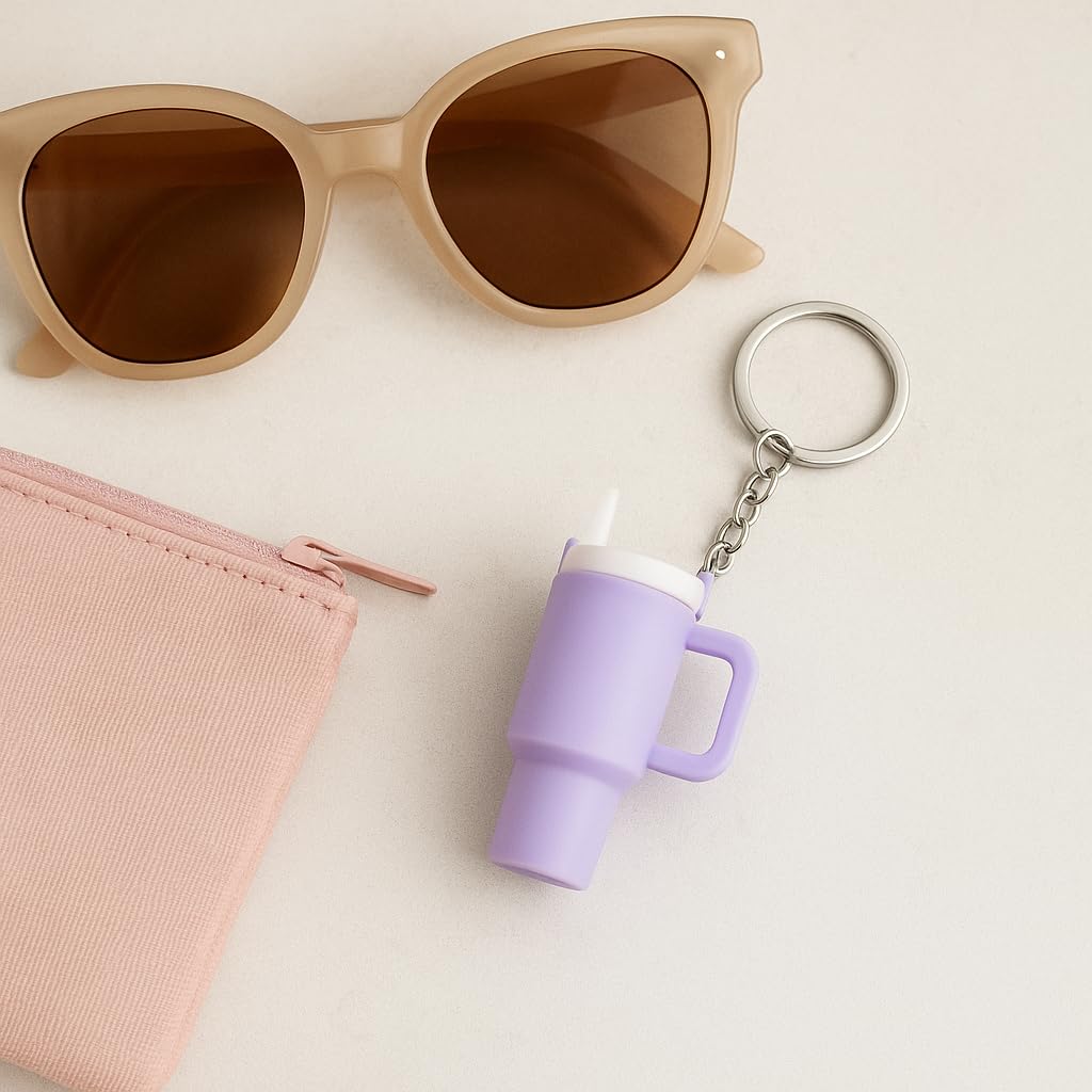 Violet Sip Keychain