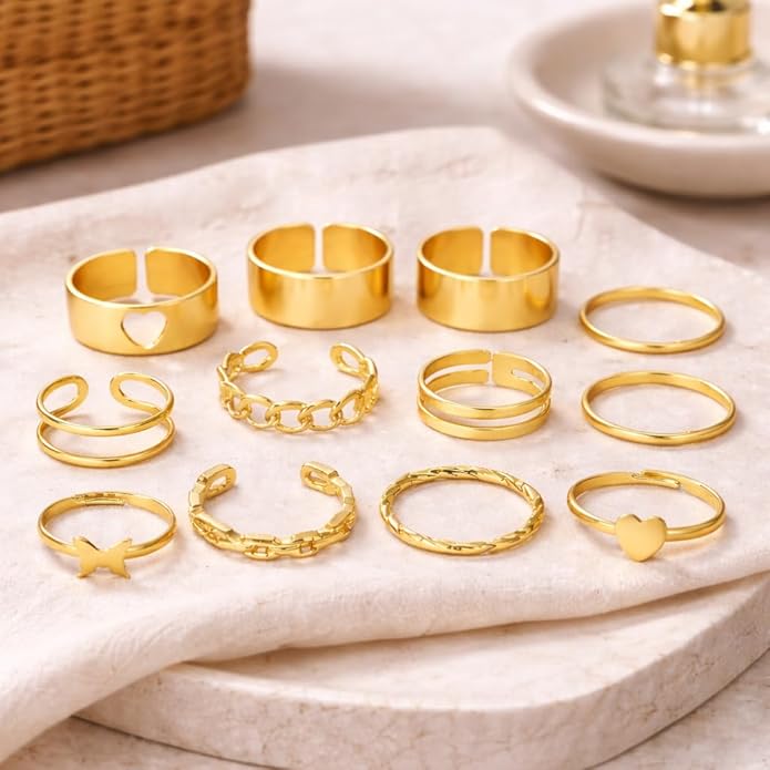 Gold Ring Set