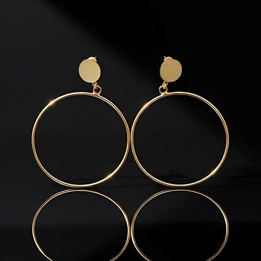 Minimal Gold Hoops