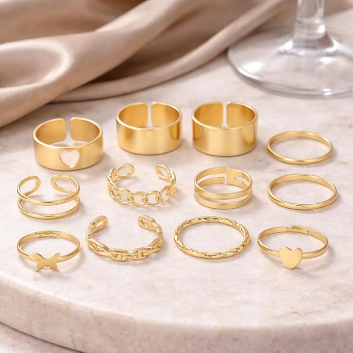 Gold Ring Set