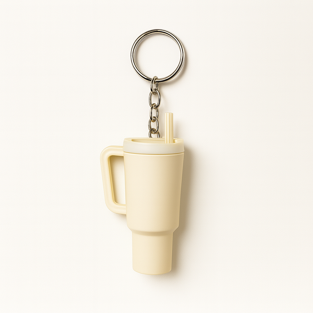 Ivory Sip Keychain