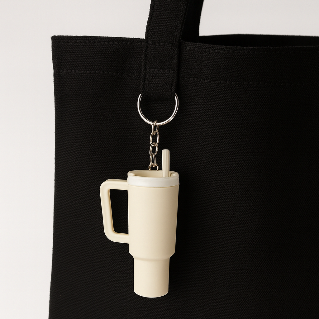 Ivory Sip Keychain
