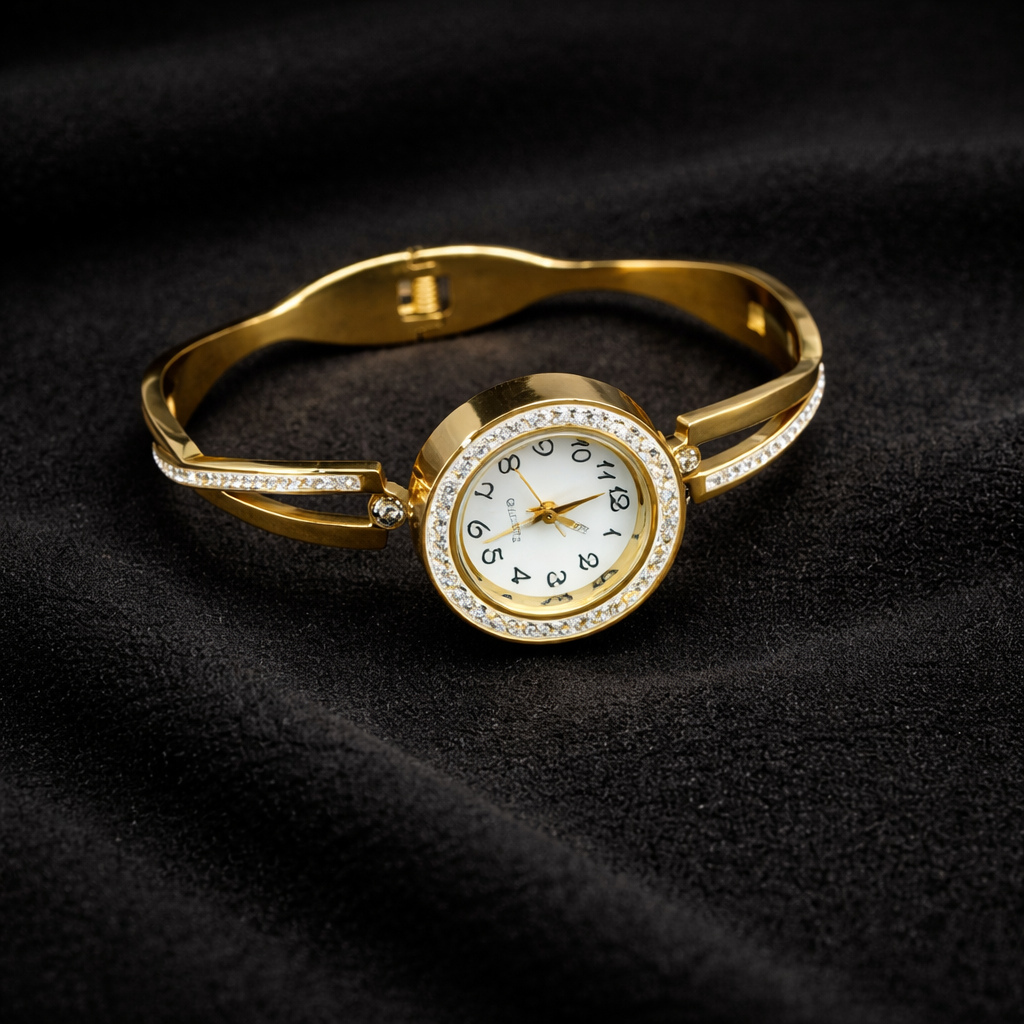 Luxe Crystal Watch