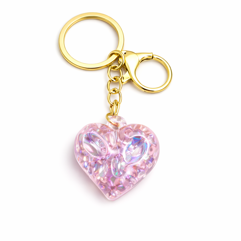 Blush Magic Heart Keychain
