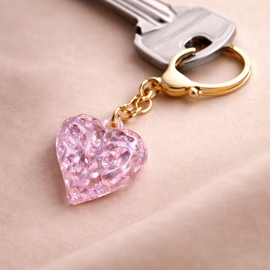 Blush Magic Heart Keychain