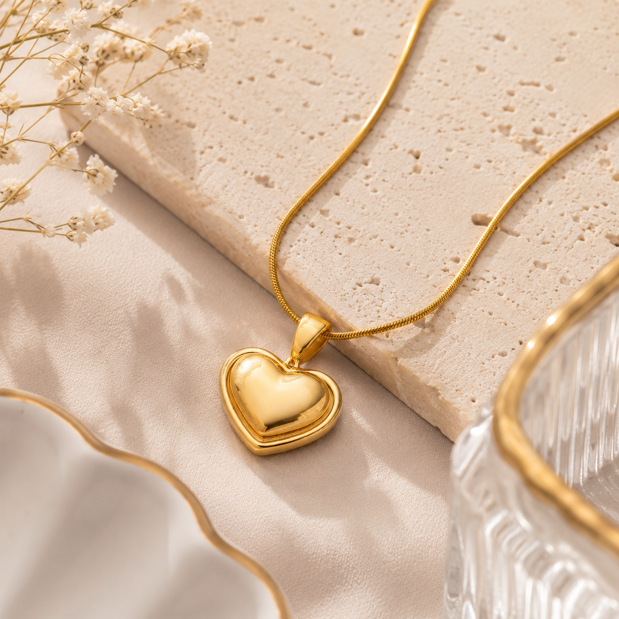 Glossy Heart Locket