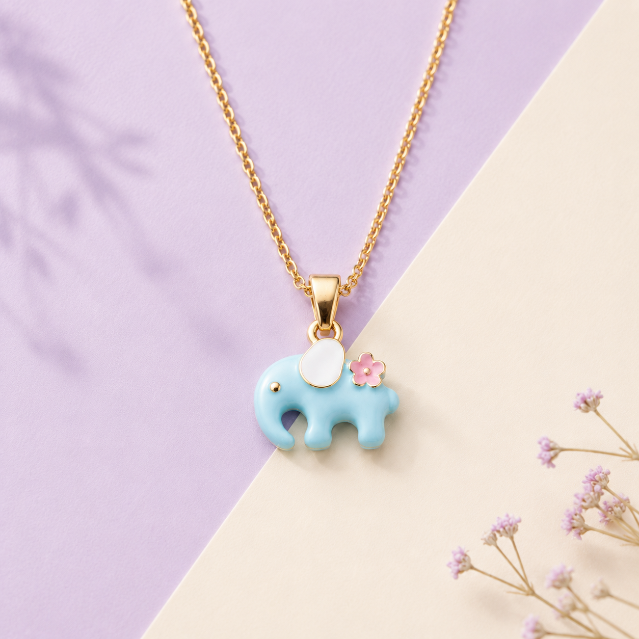 Sky Elephant Necklace