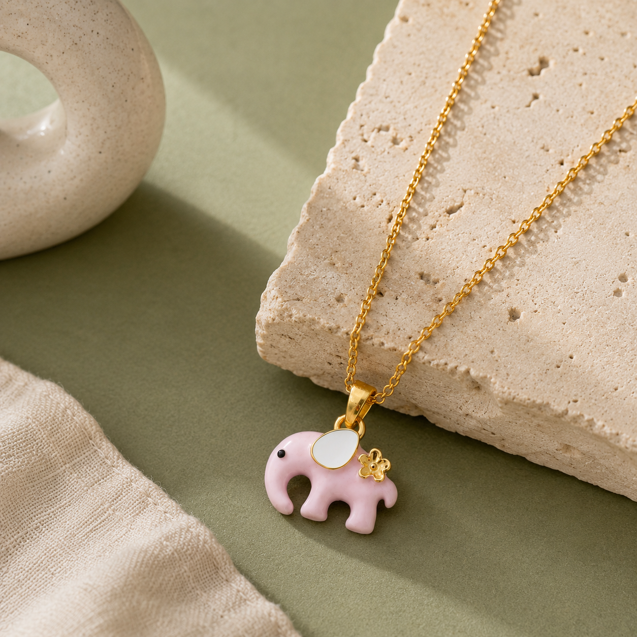 Candy Elephant Pendant