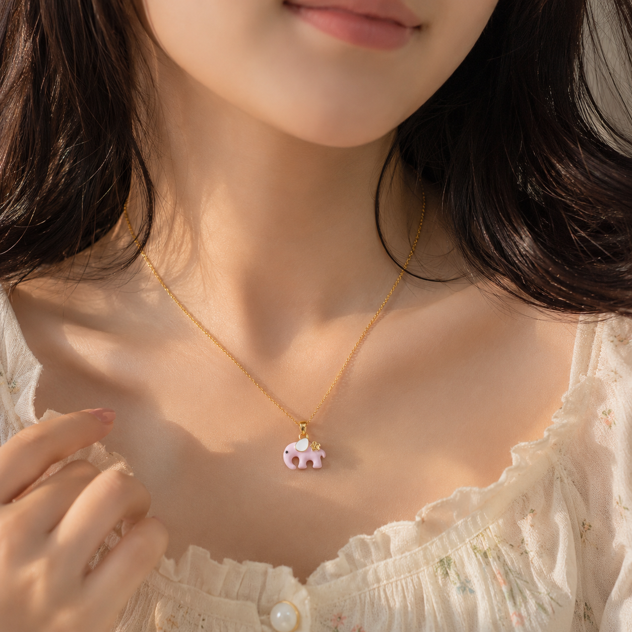 Candy Elephant Pendant