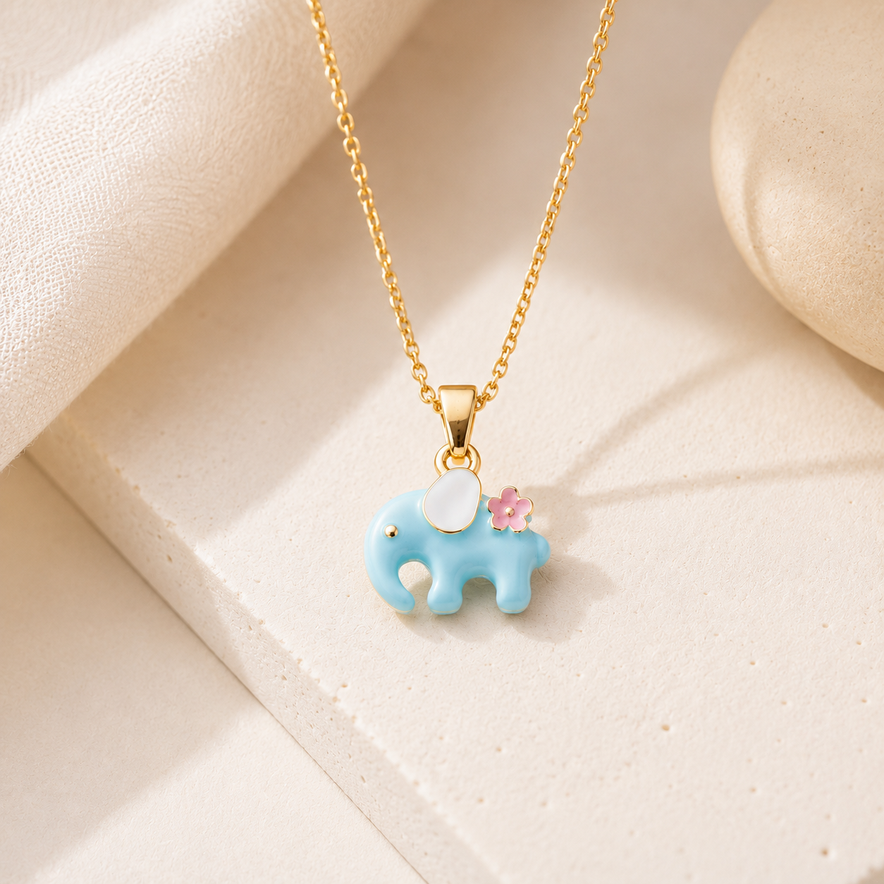 Sky Elephant Necklace