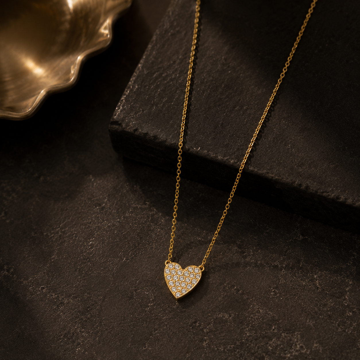 Spark Heart Necklace