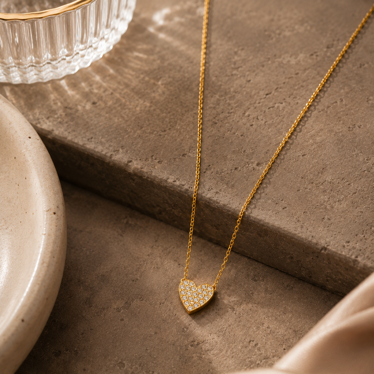 Spark Heart Necklace