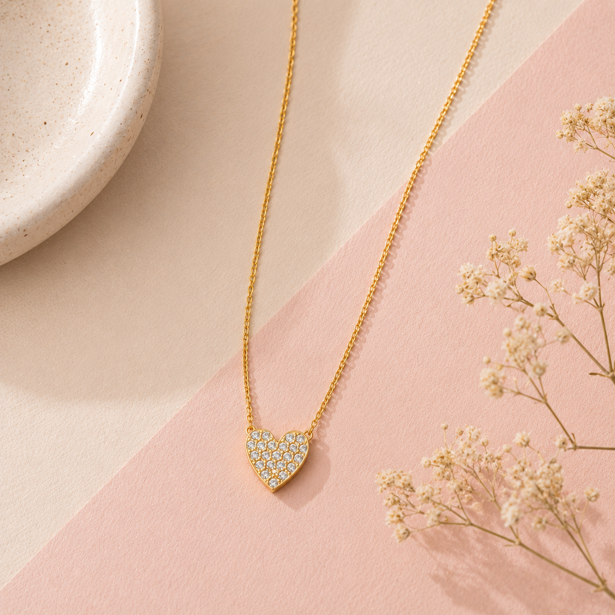 Spark Heart Necklace