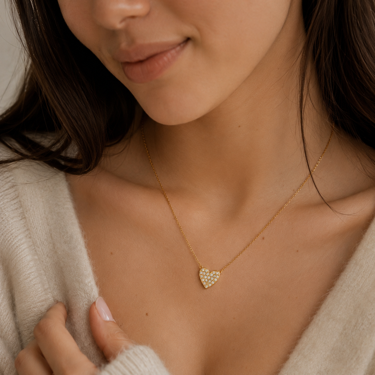 Spark Heart Necklace