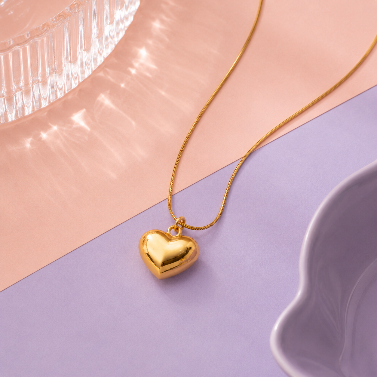 Glossy Heart Pendant