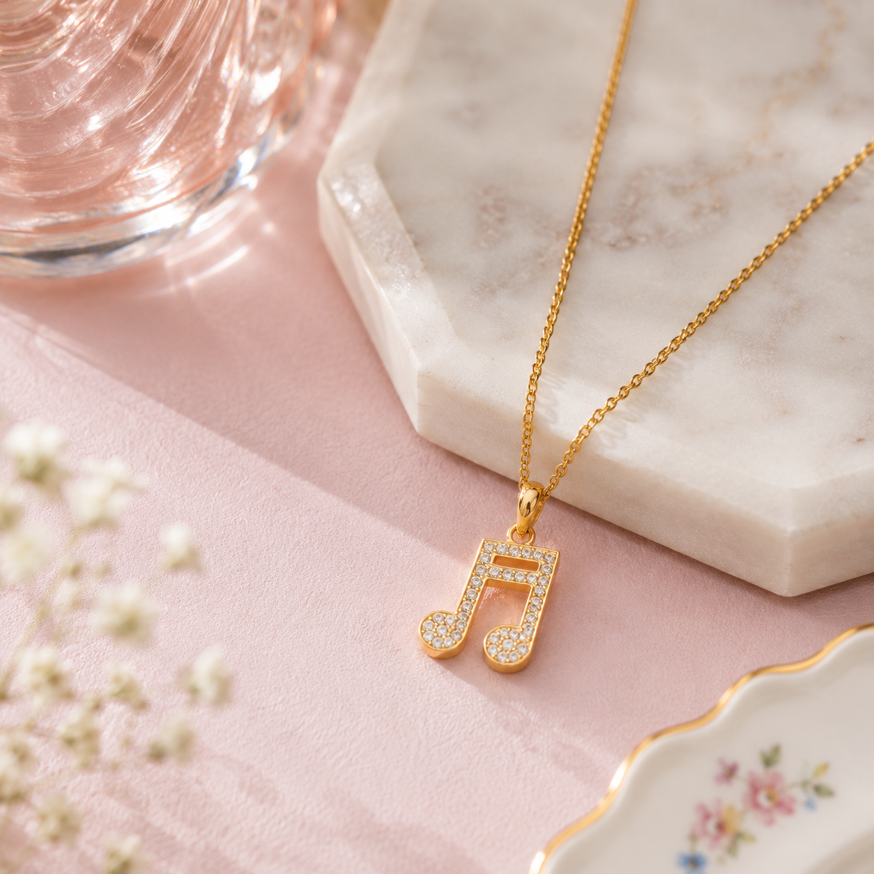Melody Note Necklace