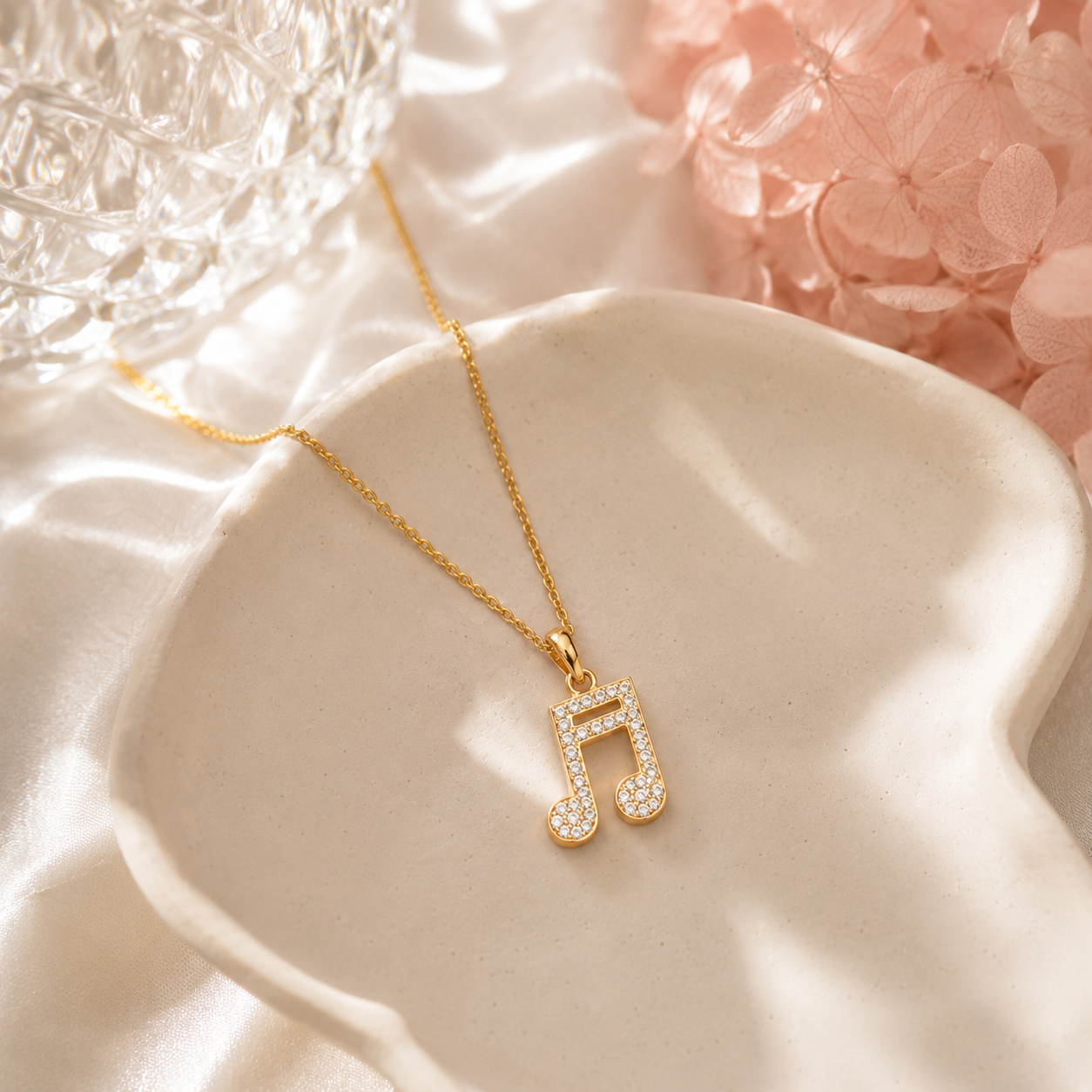 Melody Note Necklace