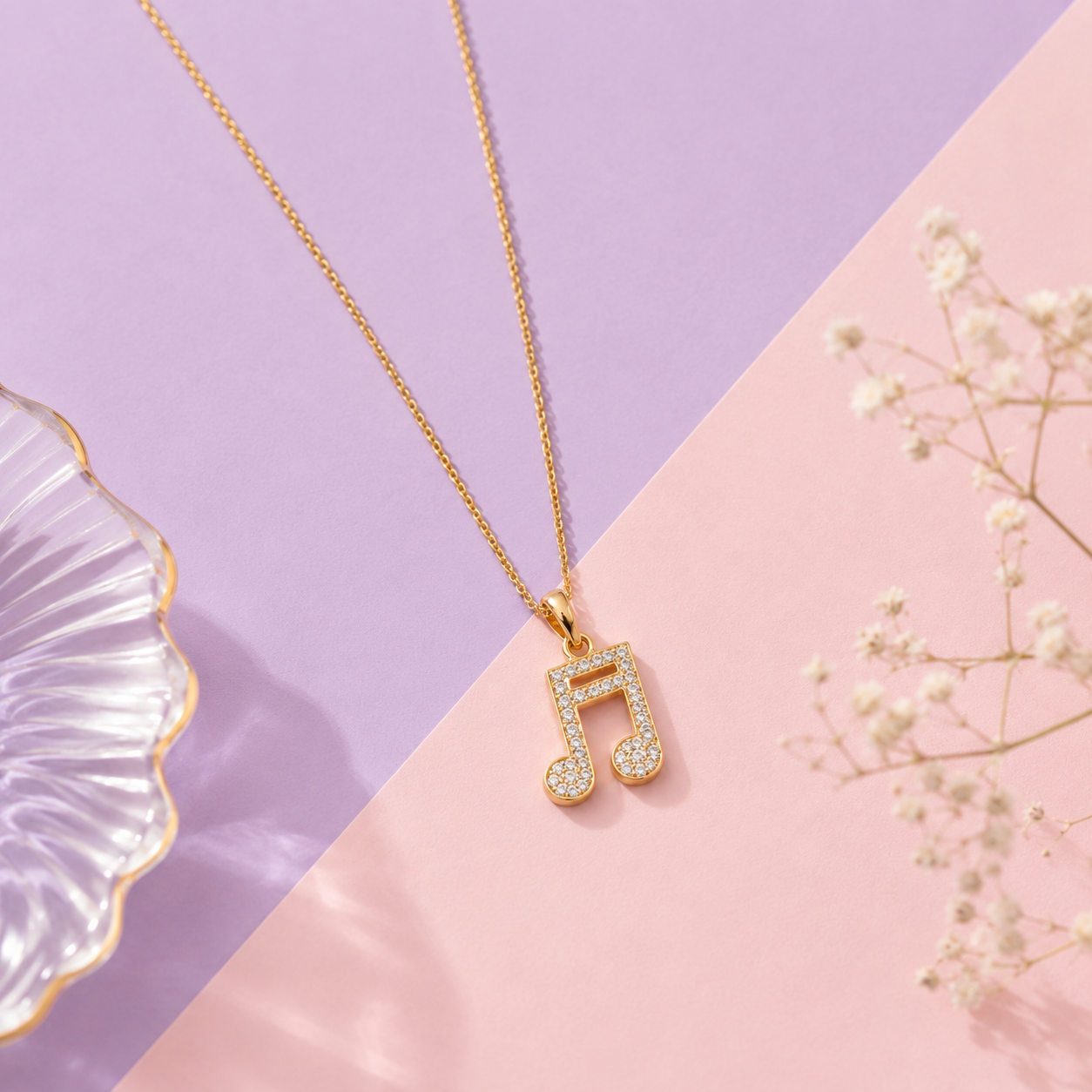 Melody Note Necklace